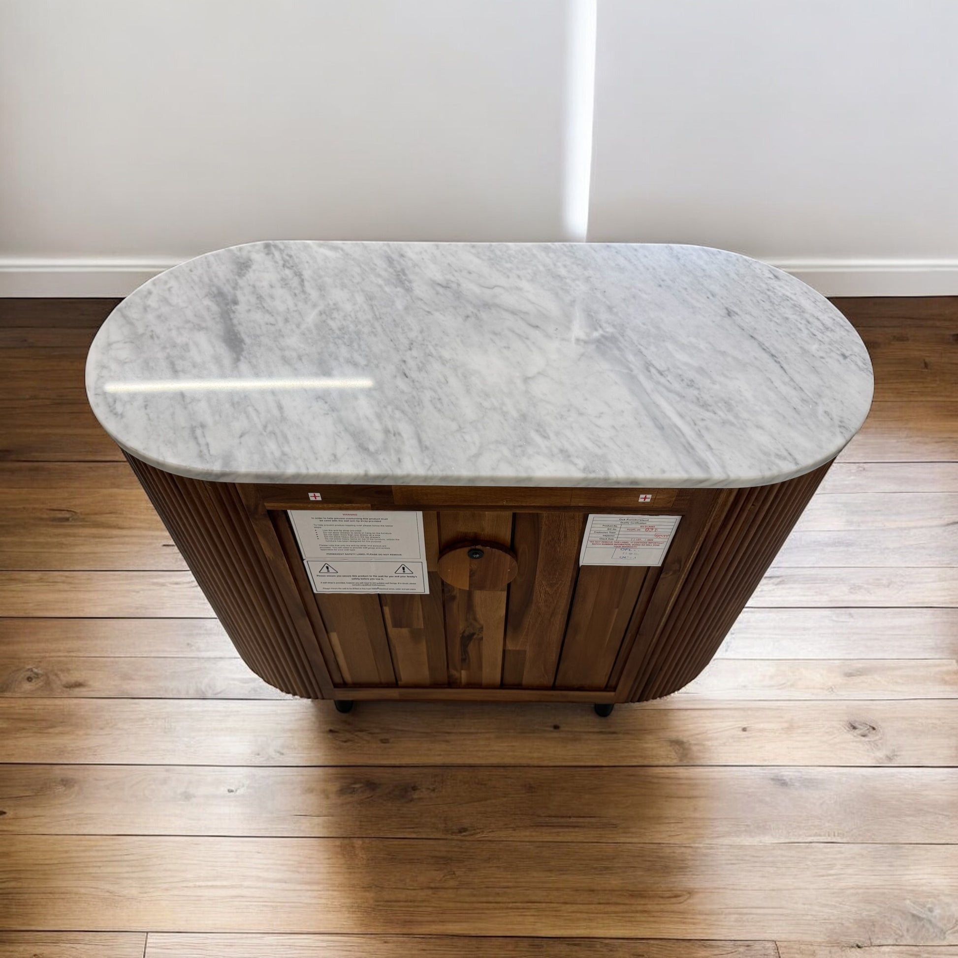 Wooden furniture placed on wooden floor