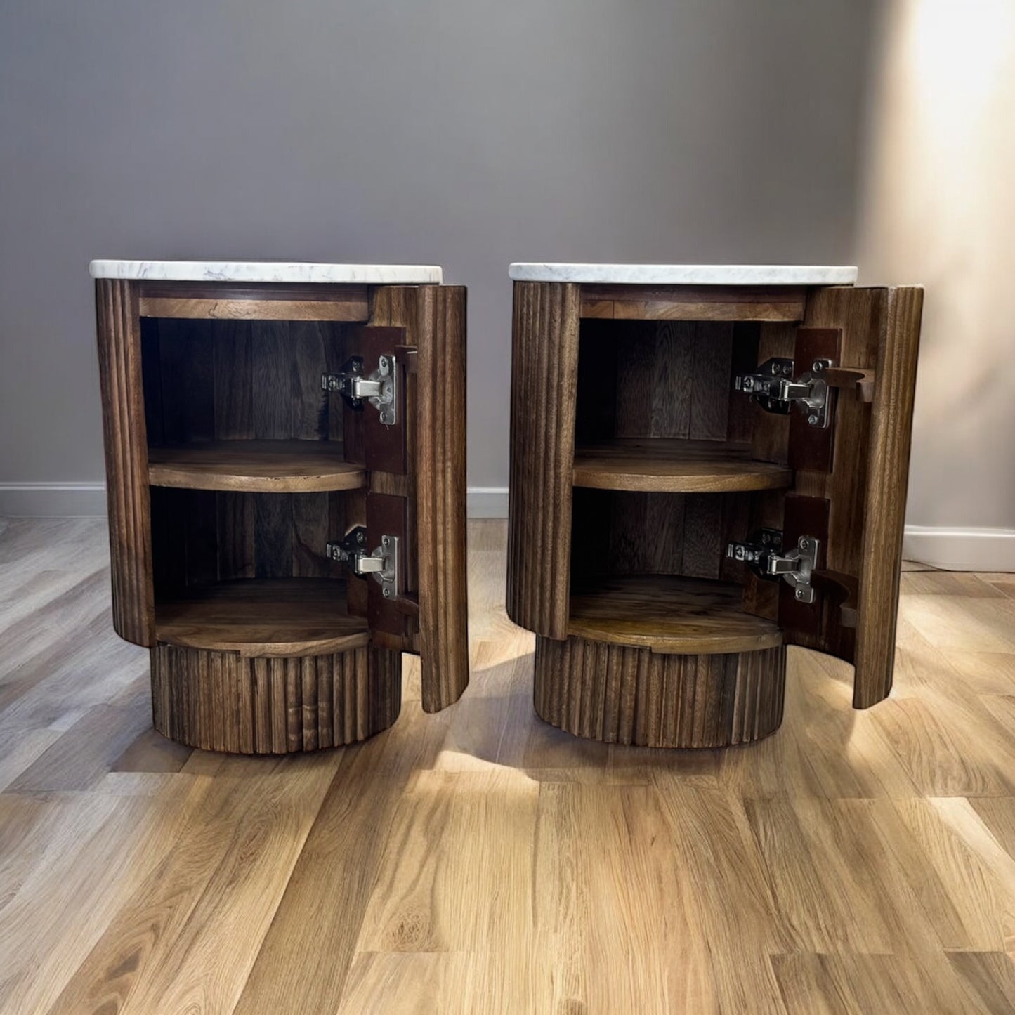 Durable wooden furniture with storage
