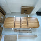 Natural Solid Oak Extending Dining Table, 6 to 12 Seater Hercules Range From Oak Furnitureland RRP £1099