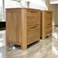 Natural Solid Oak 2 Drawer Bedside Tables Romsey Range From Oak Furnitureland