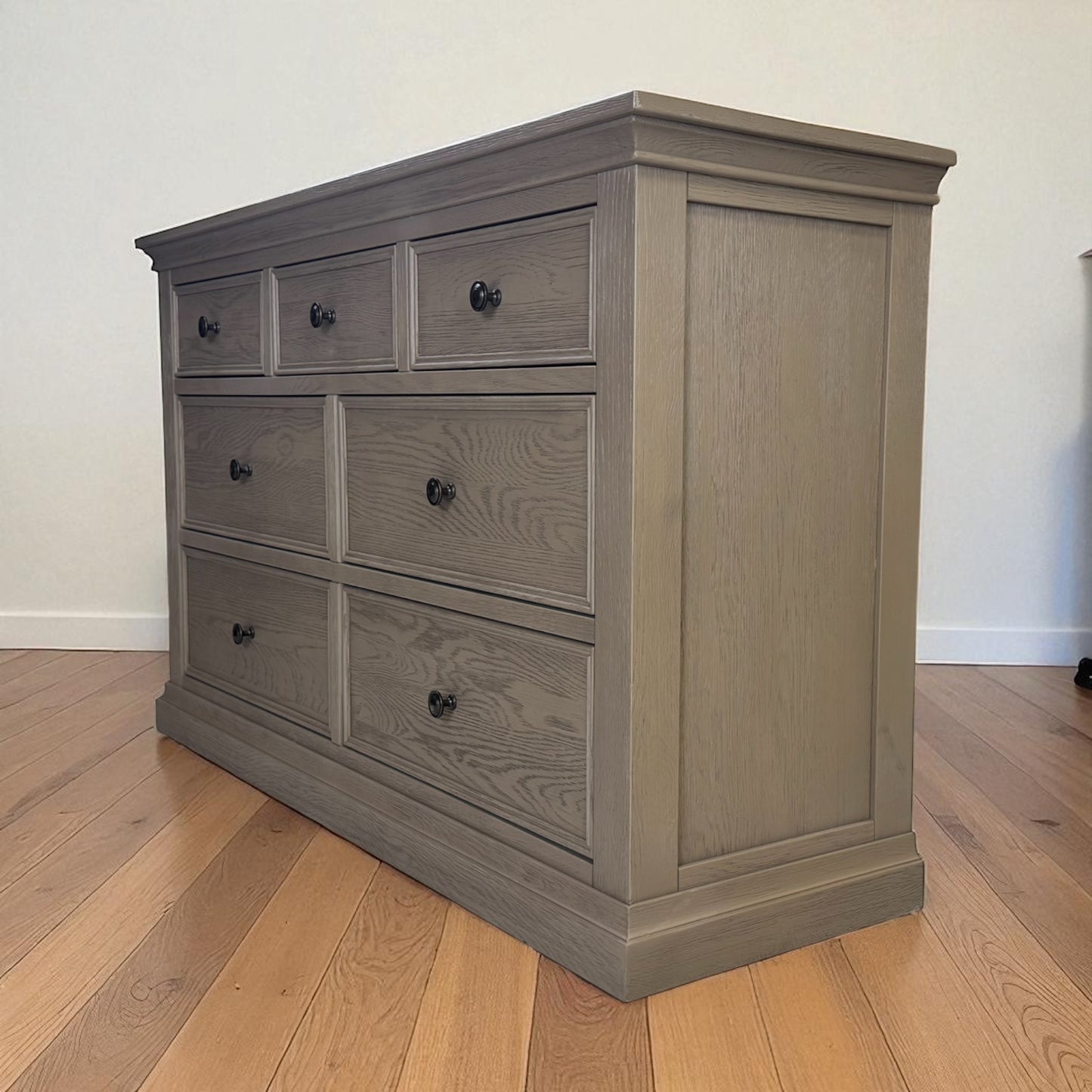 Weathered Oak 7 Drawer Chest, Burleigh Range From Oak Furnitureland RRP £759