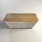Smoked Oak & Painted 7 Drawer Chest Otto Range From Oak Furnitureland RRP £669