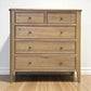 Light Natural Solid Oak 5 Drawer Chest, Newton Range From Oak Furnitureland RRP £599