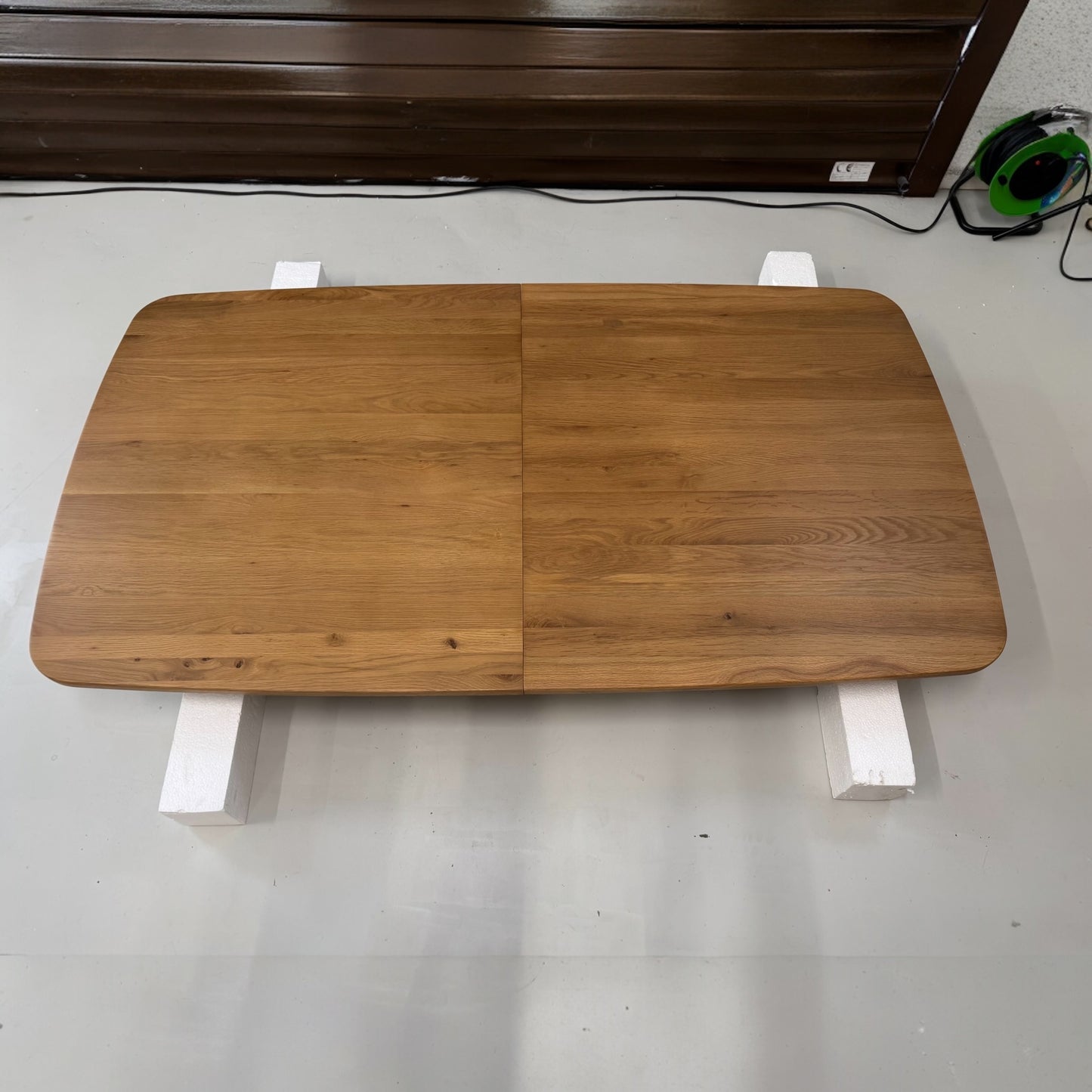 Natural Solid Oak Extending Dining Table, 6 to 10 Seater Bentley Range From Oak Furnitureland RRP £1079