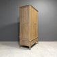 Light Natural Solid Oak Double Wardrobe Newton Range From Oak Furnitureland RRP £999