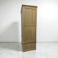 Oak Furnitureland Weathered Oak Double Wardrobe with Glass Mirror & Tie Rack Burleigh Range RRP £1099