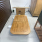 Natural Solid Oak Extending Dining Table, 6 to 12 Seater Hercules Range From Oak Furnitureland RRP £1099