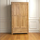 Natural Solid Oak Double Wardrobe Romsey Range From Oak Furnitureland RRP £939