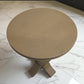 Weathered Oak Pedestal Side Table Burleigh Range From Oak Furnitureland