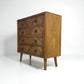 Brushed & Glazed Solid Oak Chest of Drawers Parquet Range From Oak Furnitureland RRP £569