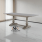 Solid Weathered Oak 6 to 8 Seater Extending Dining Table, Burleigh Range From Oak Furnitureland RRP £1099