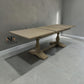 Solid Weathered Oak 6 to 8 Seater Extending Dining Table, Burleigh Range From Oak Furnitureland RRP £1199