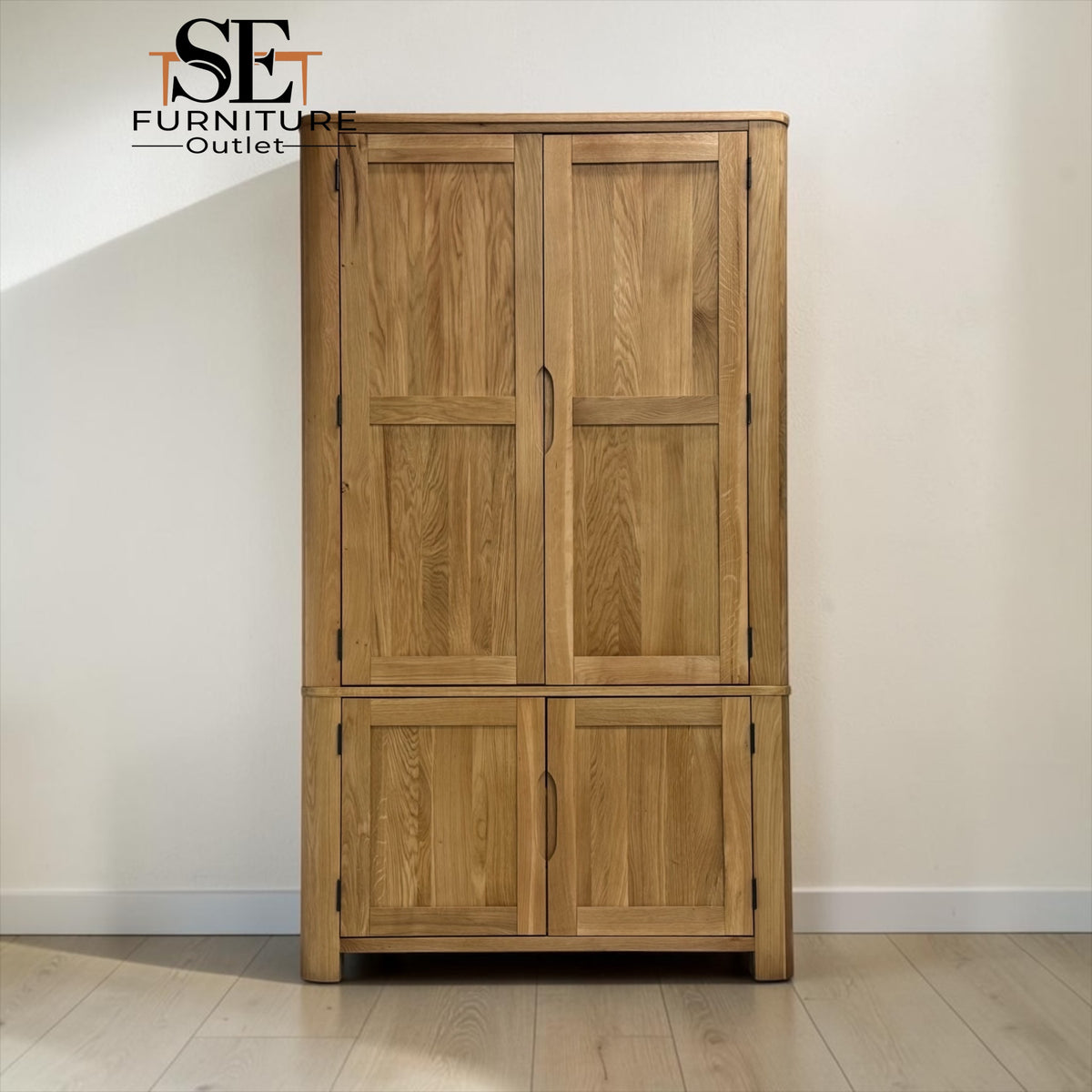 Natural Solid Oak Kitchen Larder Romsey Range From Oak Furnitureland RRP £1479