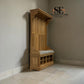 Natural Solid Oak Hallway Unit Canterbury Range From Oak Furnitureland RRP £869