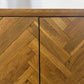 Walnut Oval Coffee Table with Drawer