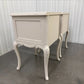 John Lewis Birch Wood Shabby Chic Bedside Tables with Pull-out Tray Rose Mist RRP £349 Each